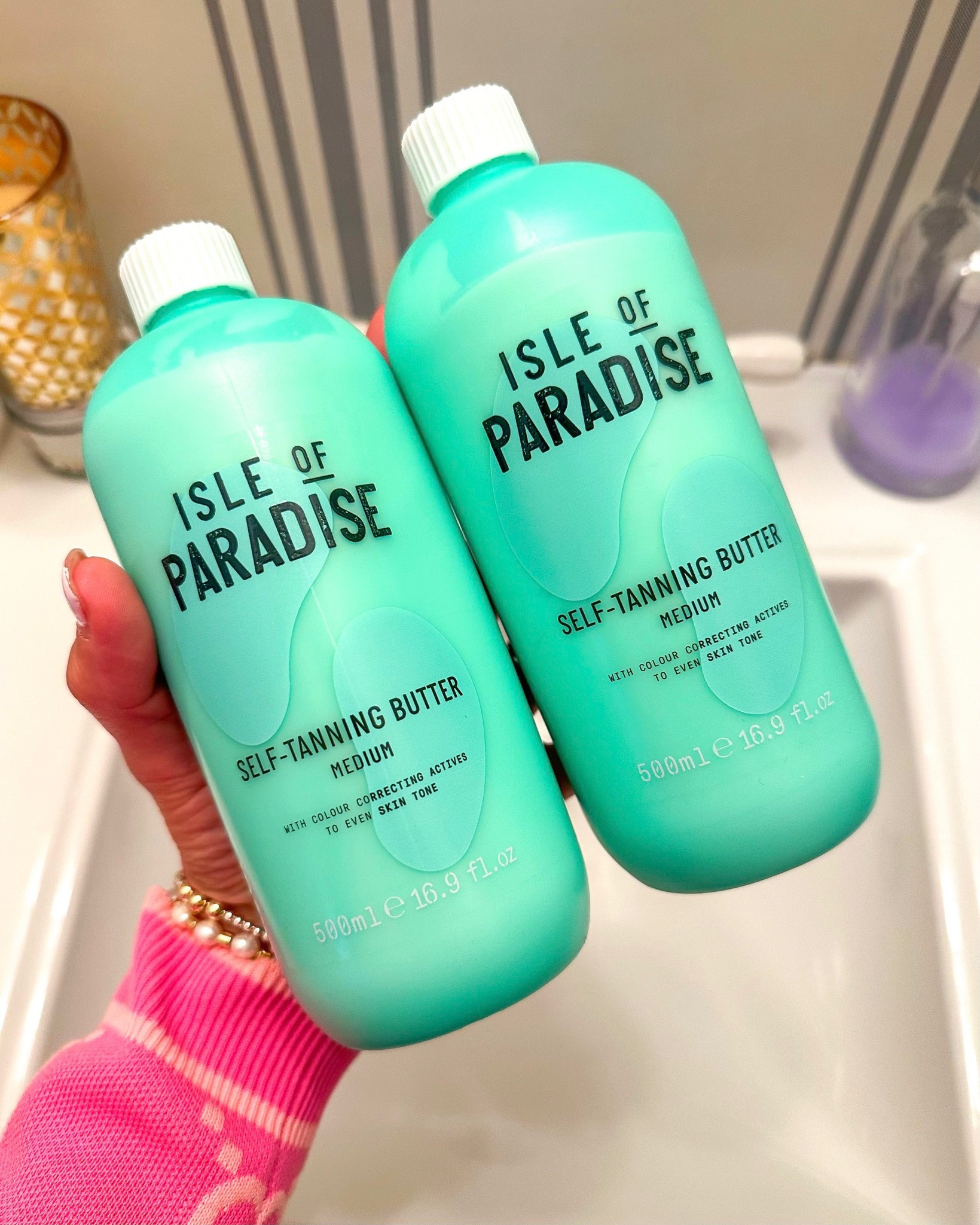 I had to share this product because it is SO good! It contains color correcting agents in it and you just rub in like any other lotion (no mitt needed) and the color with develop in 4-6 hours.

It is not streaky, orange, stinky or anything else you may see from other tanners. You can use this in place of your regular body lotion or just use as needed for color and that there is zero transfer onto clothes or sheets...

The 2 pack is now under $50, reg $140 + if you are a first time customer (or use a new email address) to get an additional $15 off orders over $25.

New arrivals for summer
Summer fashion
Summer style
Women’s summer fashion
Women’s affordable fashion
Affordable fashion
Women’s outfit ideas
Outfit ideas for summer
Summer clothing
Summer new arrivals
Summer wedges
Summer footwear
Women’s wedges
Summer sandals
Summer dresses
Summer sundress
Amazon fashion
Summer Blouses
Summer sneakers
Women’s athletic shoes
Women’s running shoes
Women’s sneakers
Stylish sneakers
Gifts for her

#LTKbeauty #LTKstyletip #LTKSeasonal