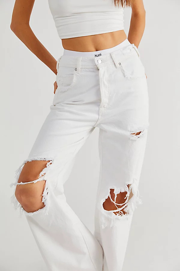 Ollie Extreme Wide Leg Jeans by We The Free at Free People, Optic White, 32 | Free People (Global - UK&FR Excluded)