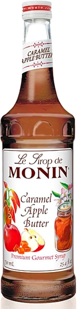 Monin - Caramel Apple Butter Syrup, Buttery Caramel and Cooked Apple Flavor, Natural Flavors, Gre... | Amazon (US)