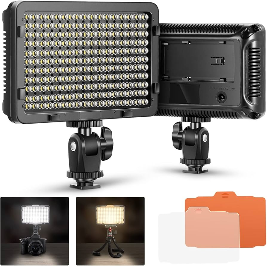 Neewer Photo Studio 176 LED Ultra Bright Dimmable on Camera Video Light with 1/4-inch Thread Moun... | Amazon (CA)