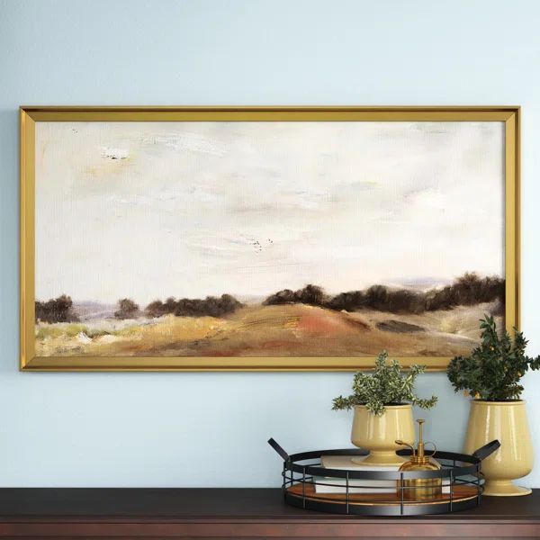 Fields Of Gold - Single Picture Frame Print on Canvas | Wayfair North America