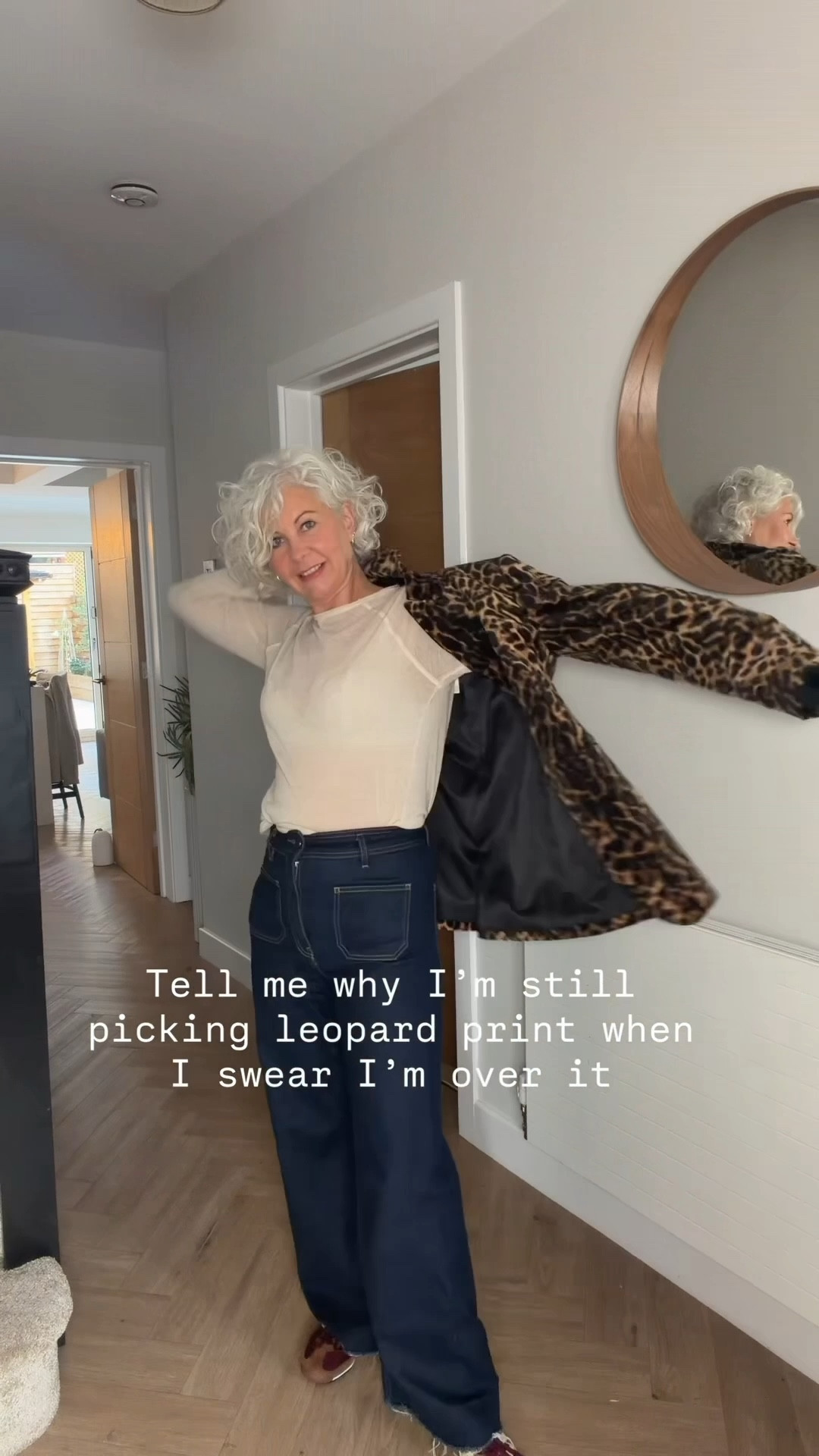 Casual everyday look. Leopard print, basic top and jeans, cross over bag :) 

#LTKuk #LTKwinter #LTKeurope