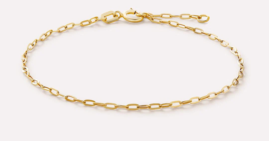 Gold Paperclip Bracelet | Ana Luisa