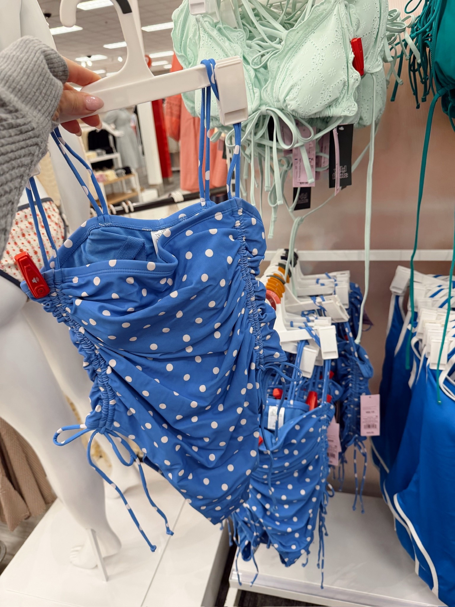 Blue polka dot one piece swimsuit 👙

#LTKdayinmylife #LTKTravel #LTKSeasonal