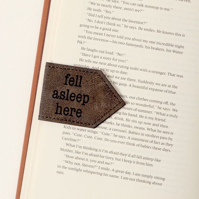 Fell Asleep Here Magnetic Bookmark | UncommonGoods
