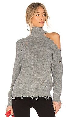 Lovers + Friends Arlington Sweater in Heather Grey from Revolve.com | Revolve Clothing (Global)