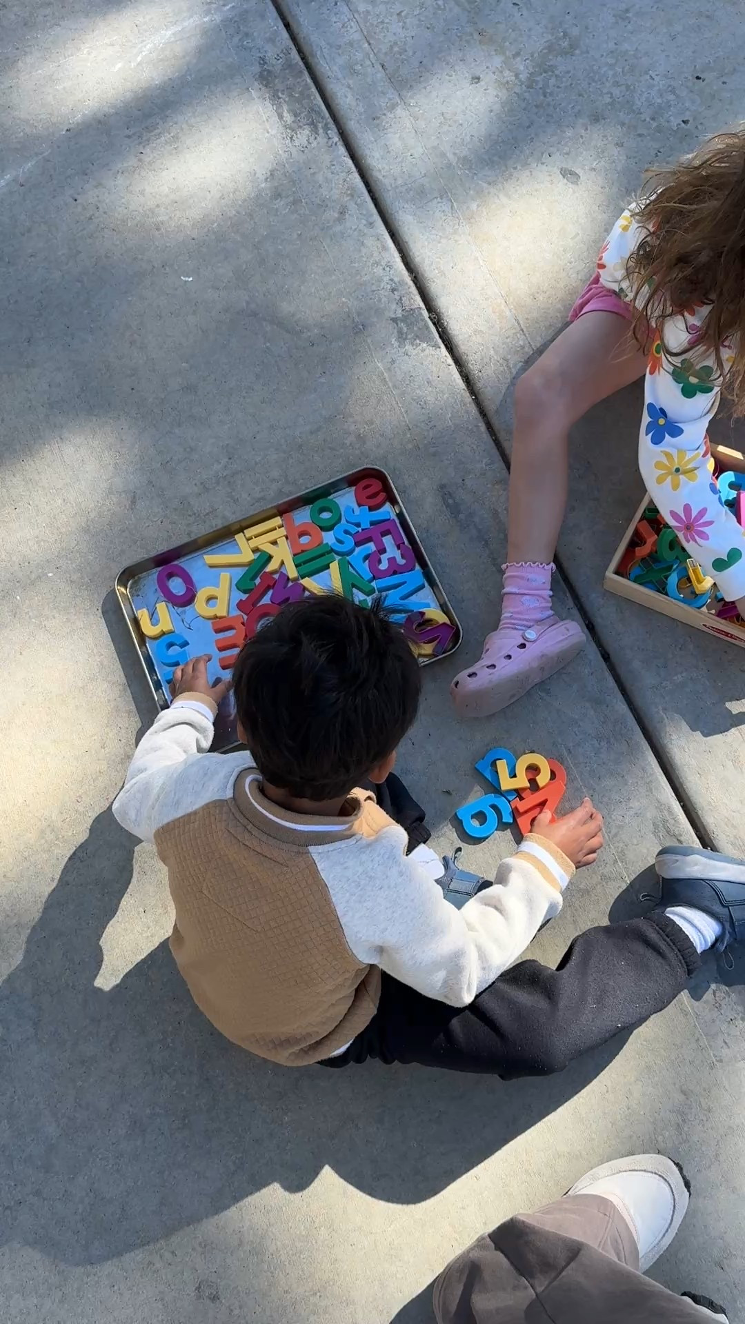 These magnetic letters (upper & lowe case) are so fun and keeps them busy while learning 🙌🏻 #homeschool #momlife #teaching 

#LTKFamily #LTKKids #LTKHome