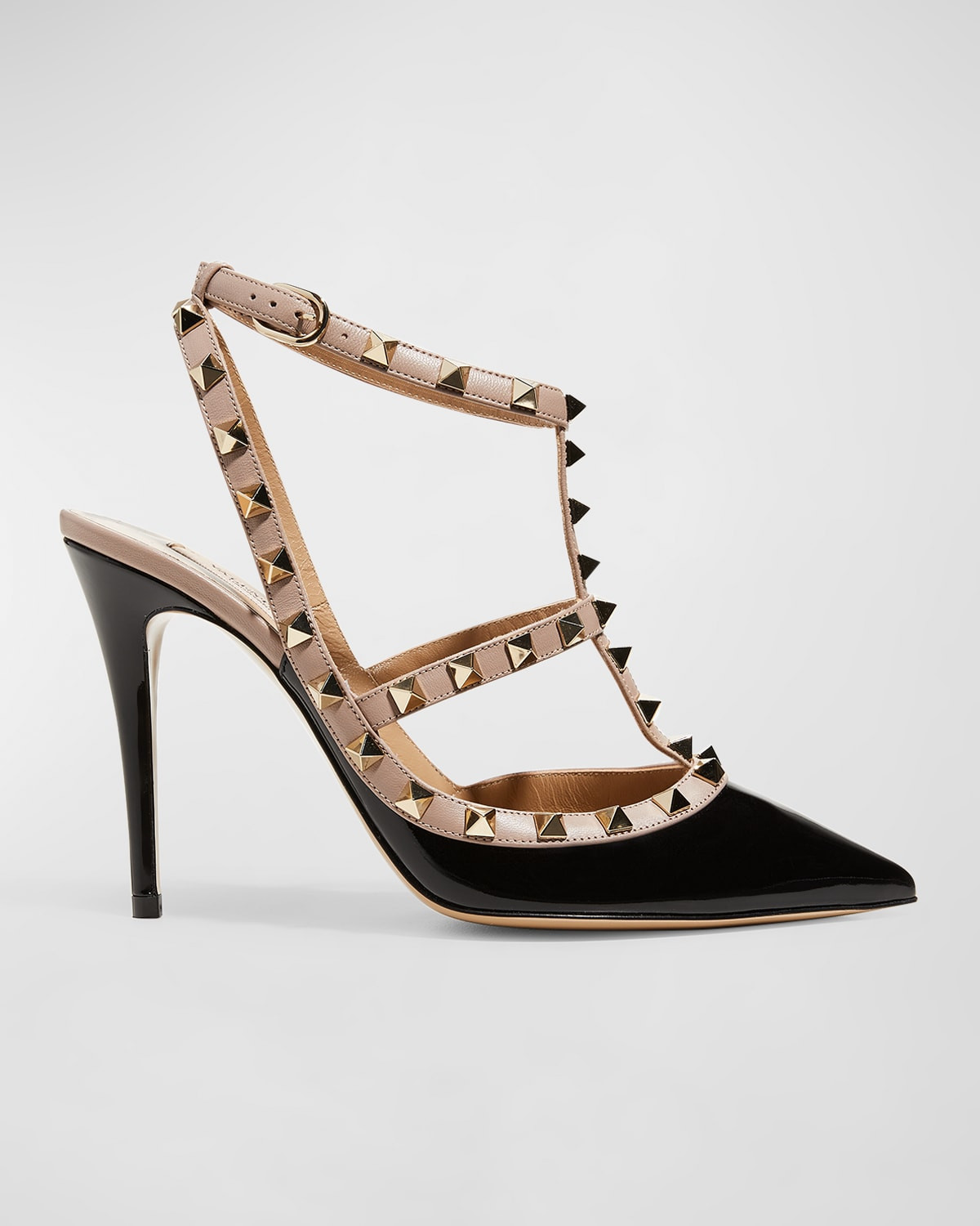Rockstud 100mm Slingback High-Heel Pumps | Neiman Marcus
