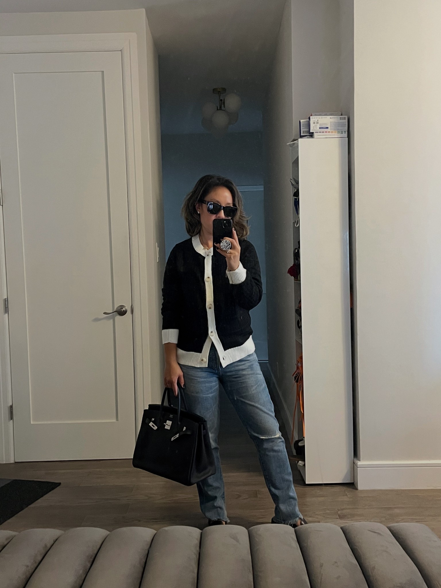 Sweater weather. I’m looking put together for not a lot of money. Spend on the pieces you will wear again and again. Save on the seasonal pieces that may or may not stay with you forever. I’m wearing an xs cardigan and a 26 in the jeans. Shoes are a 37. Designer. I will link a more affordable pair.

#LTKFindsUnder100 #LTKStyleTip #LTKFindsUnder50
