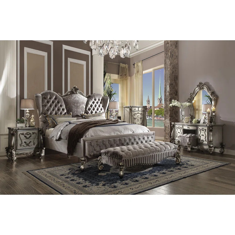 A&J Homes Studio Bersally Tufted Platform Bed | Wayfair | Wayfair North America