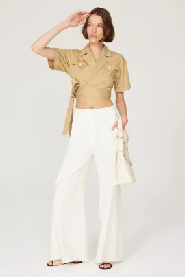 Wrap Crop Top | Rent the Runway