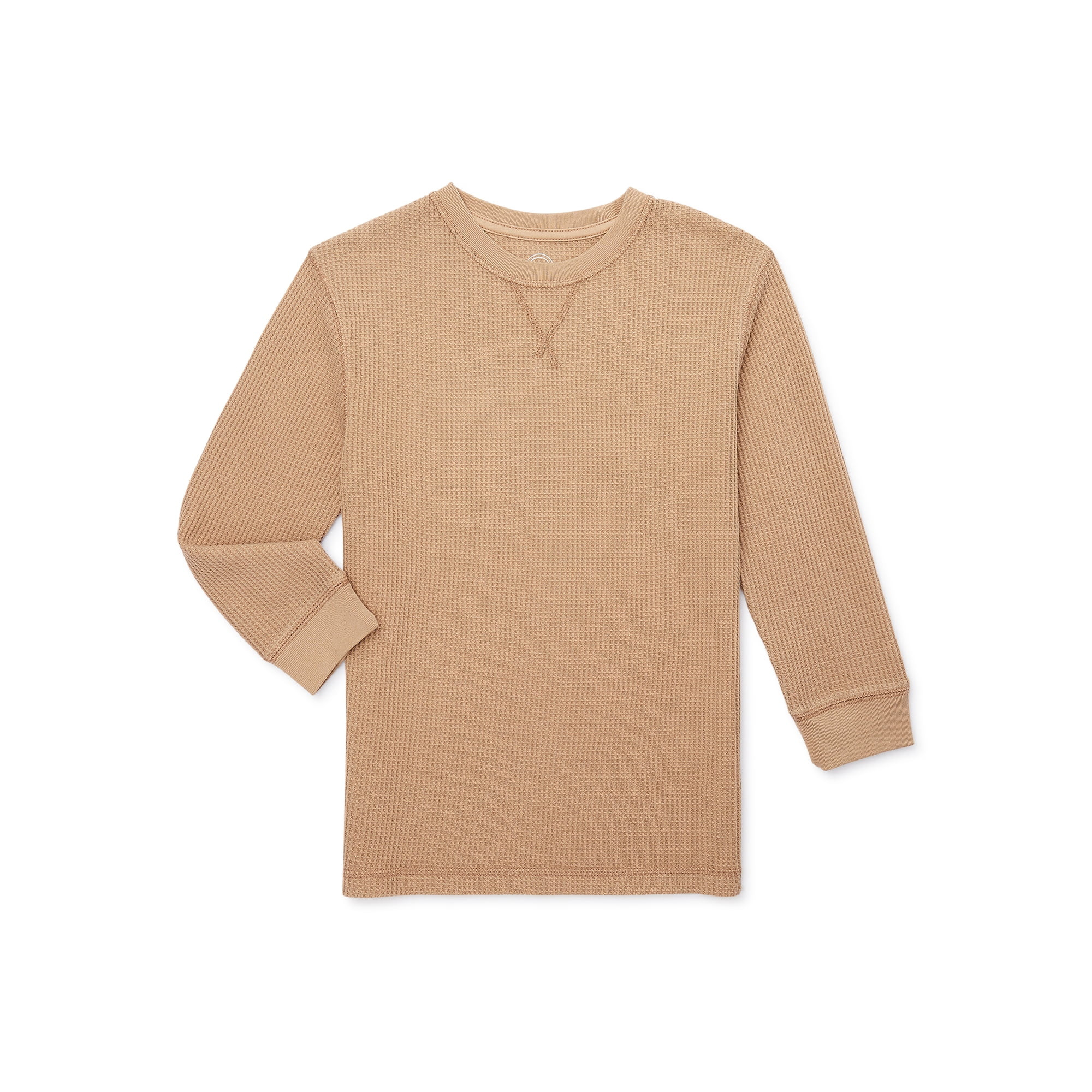 Wonder Nation Boys Long Sleeve Thermal Shirt, Sizes 4-18 & Husky | Walmart (US)