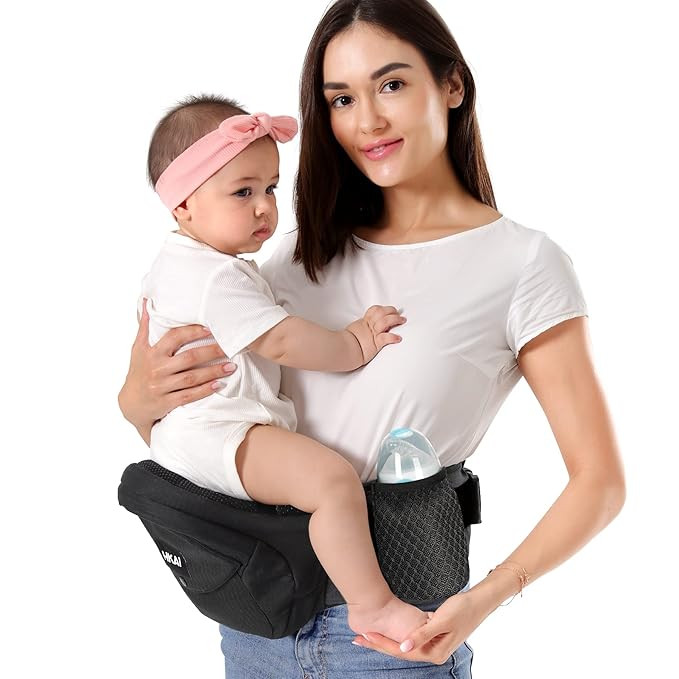 HKAI Baby Carrier Hip Seat, Mom’s Choice Award Winner, Advanced Large Capacity Pocket with Adju... | Amazon (US)