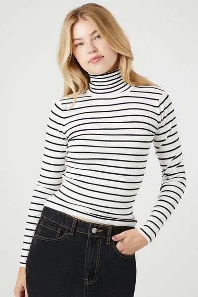 Striped Turtleneck Sweater | Forever 21 | Forever 21 (US)
