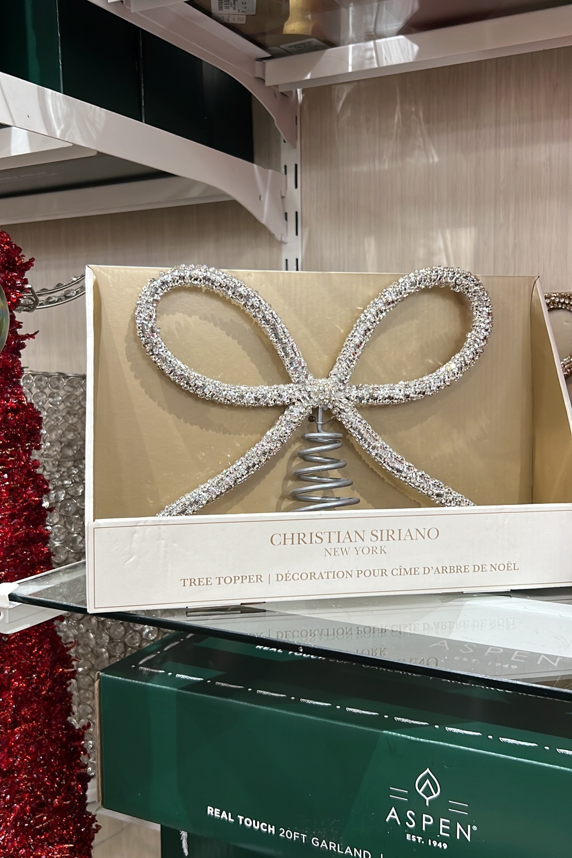 The viral bow tree topper is now available online in silver!!😍 they have matching ornaments too! 🎀✨ 

I’ve also linked a similar version from Michael’s that’s thinner & lights up, a Target bow tree topper, and some additional bow ornaments to match your tree topper 🎀✨

 #bow #christmas #christmastree #christmasdecor #homr #holiday #giftguide #treetopper

#LTKHome #LTKHoliday #LTKSeasonal