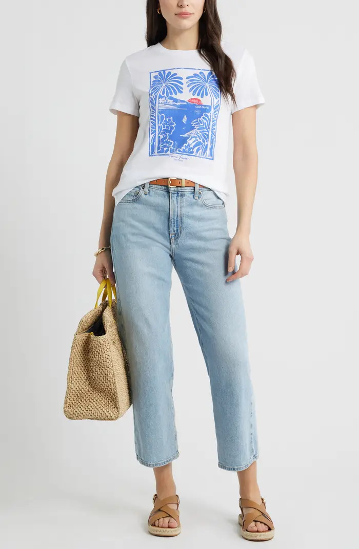 Palm Block Cotton Graphic T-Shirt | Nordstrom