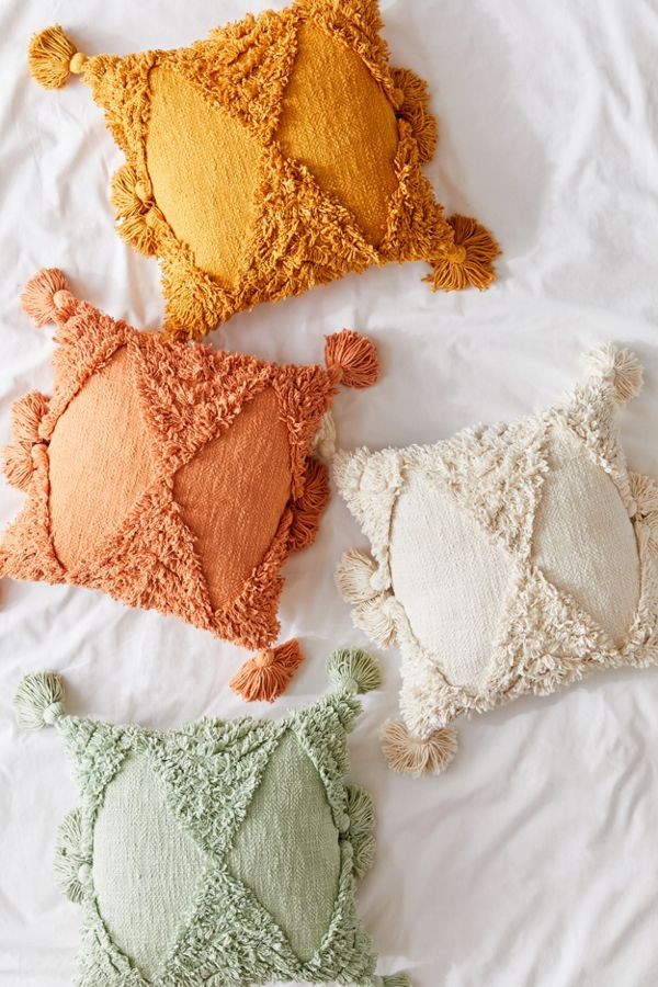 Rumi Shag Throw Pillow | Urban Outfitters (US and RoW)