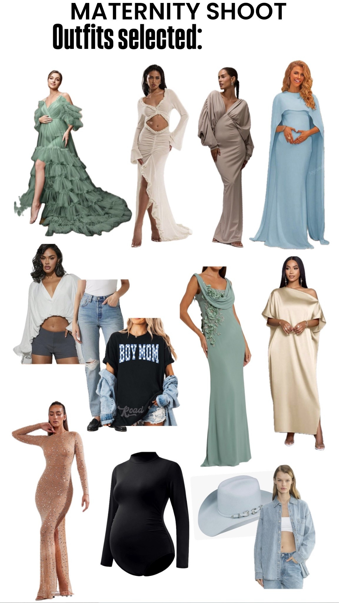 Maternity Shoot Looks 