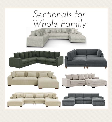 Sectional sofas 

#livingroom #sectional 

#LTKSeasonal #LTKhome #LTKfamily