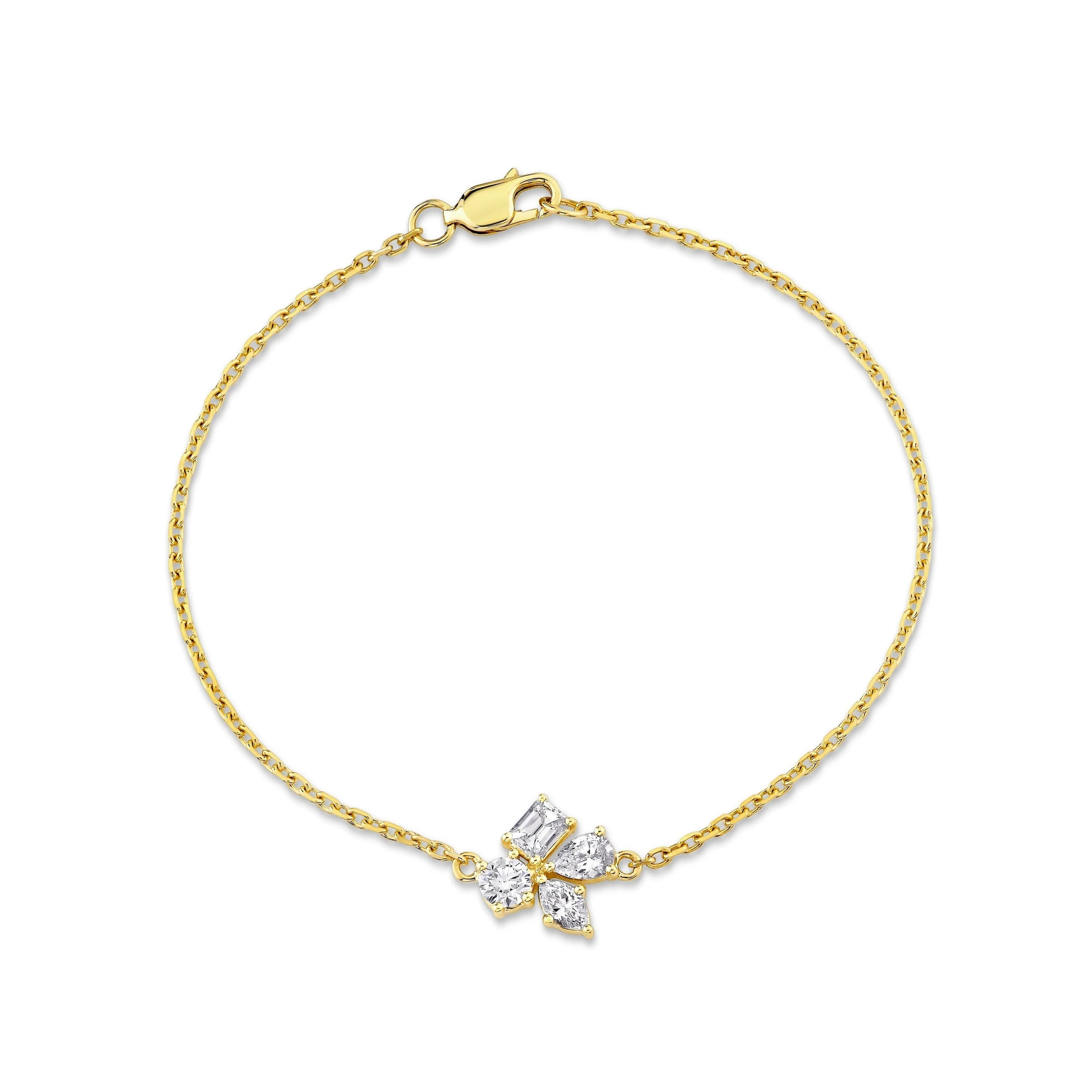 Montage Single Cluster Chain Bracelet #BR541 | MICHAEL M | Michael M. Collection