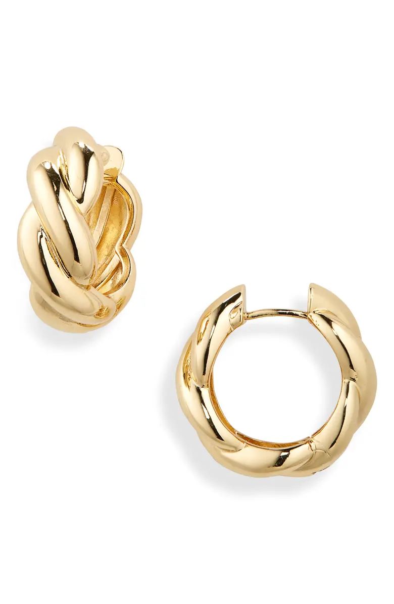 Shashi Devon Braided Hoop Earrings | Nordstrom | Nordstrom