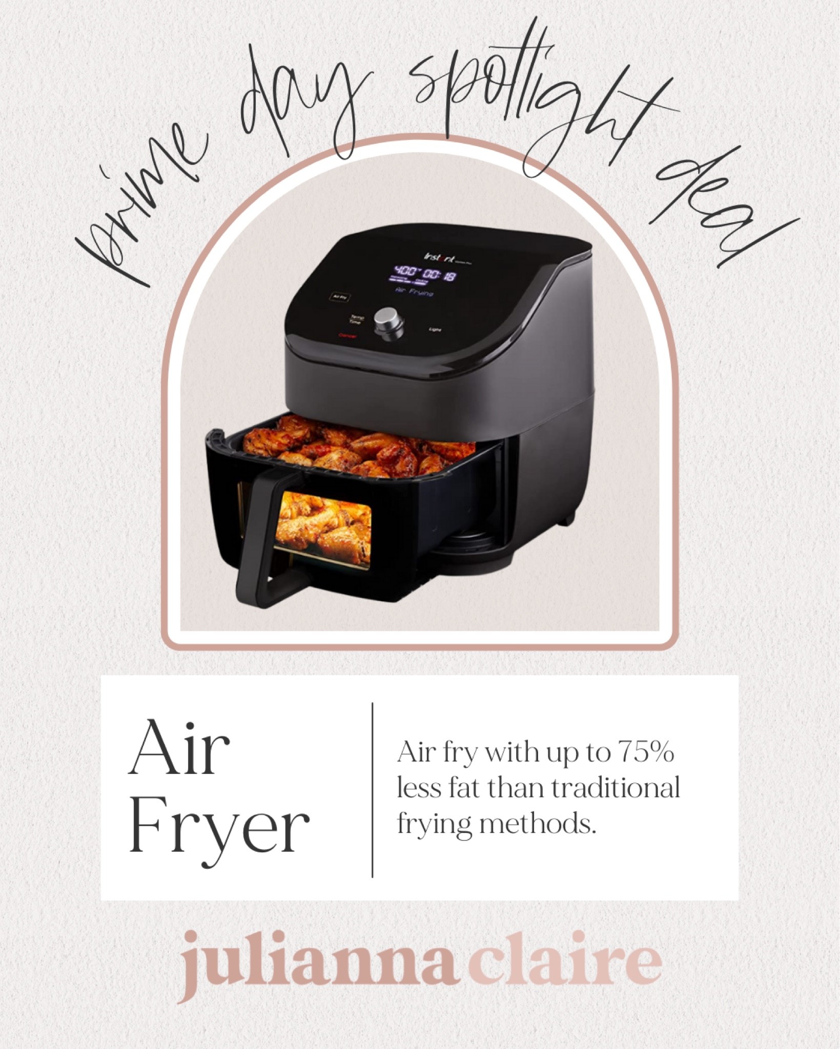 Amazon Prime Day Spotlight Deal - Air Fryer ✨

amazon finds // amazon prime day // amazon home // amazon home finds // amazon kitchen // kitchen finds // air fryer

#LTKhome #LTKsalealert