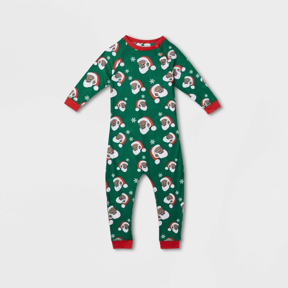 Greentop Gifts Baby Santa Print Matching Family Pajama - Green | Target