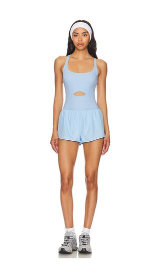 Free People X FP Movement Righteous Runsie in Blue. - size L | Revolve Clothing (Global)