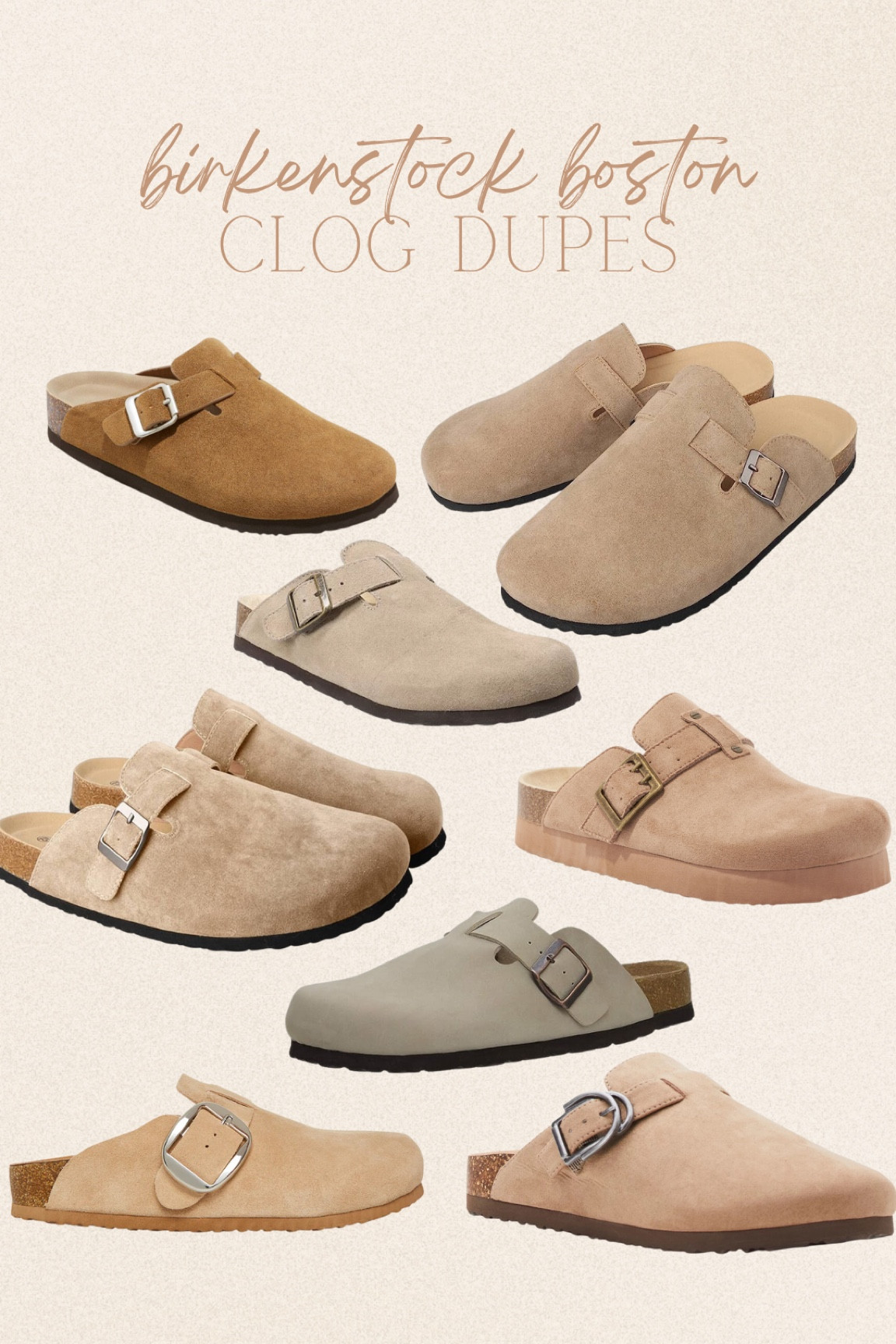 it’s that time again 👀😂 rounding up all the *dupeees* for the Birkenstock Bostons clogs 👏🏼

#LTKunder50 #LTKshoecrush #LTKSeasonal