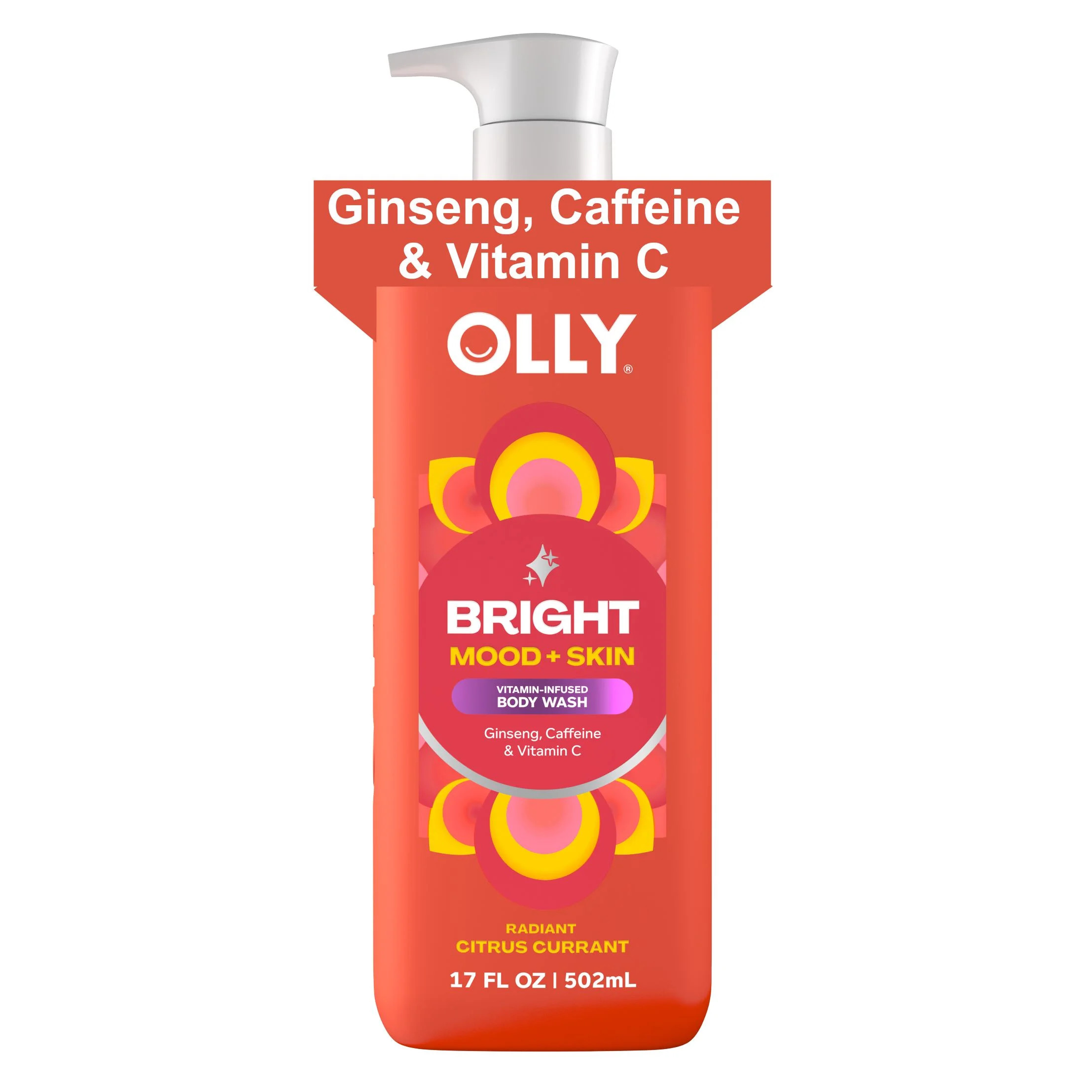 OLLY Bright Body Wash Repairs & Brightens Skin Citrus Currant, 17 oz - Walmart.com | Walmart (US)
