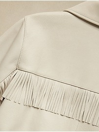 Saguaro Fringe Leather Jacket | Banana Republic (US)