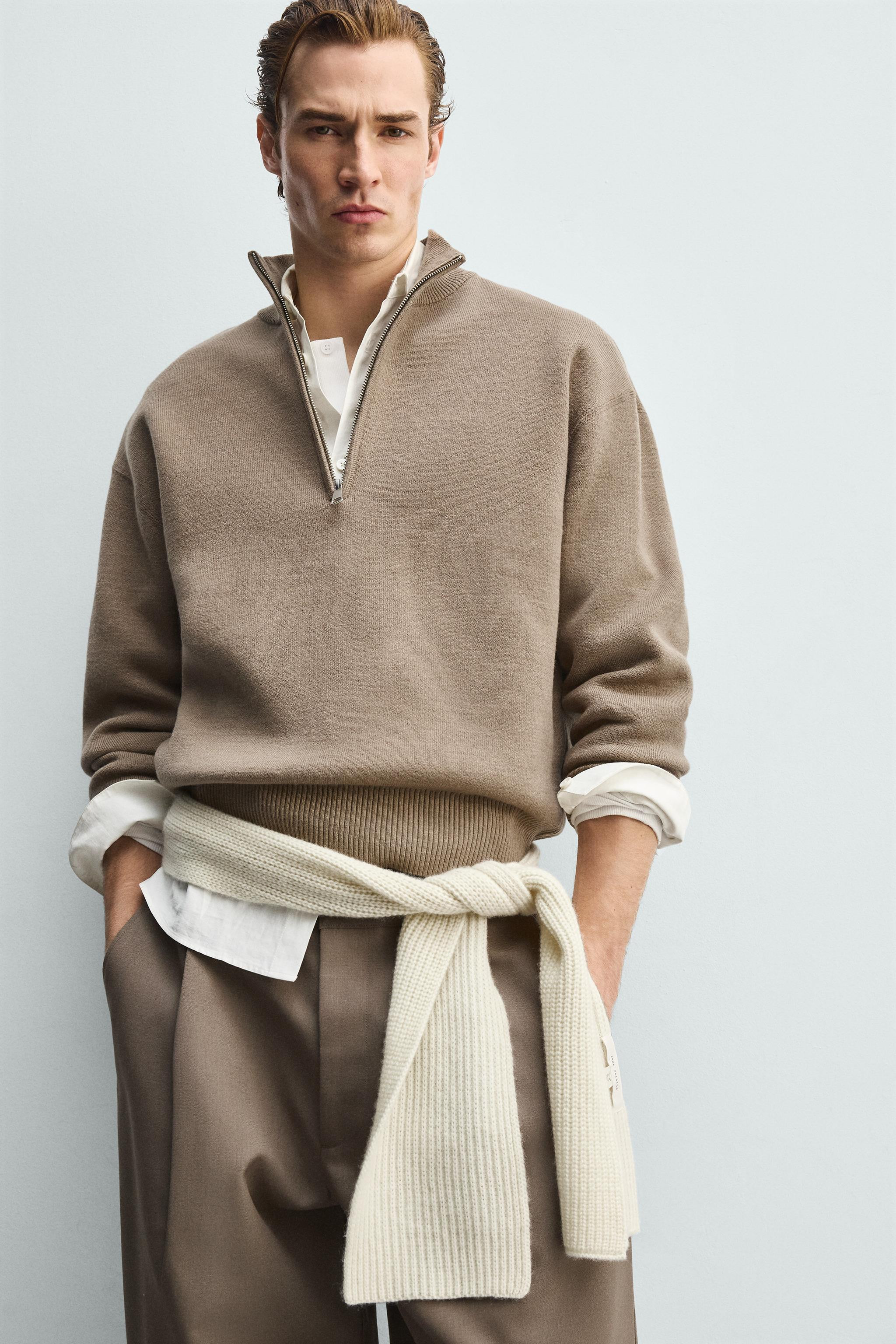 QUARTER-ZIP JUMPER | Zara US