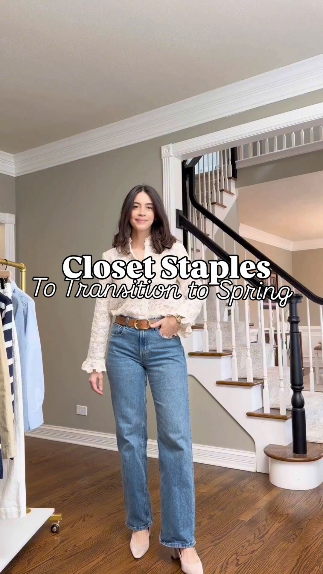 Closet staples to wear now and into spring
I linked the exact items and also similar options 
Sizing:
- blue shirt size Small
- striped long sleeve size Small
- belt size Small
- jeans run tts 
- white jeans TTS
- long cardigan size Small
- striped sweater size small
- cardigan sweater size Small
- trench coat size Smalll

#LTKgrwm #LTKootd #LTKSeasonal