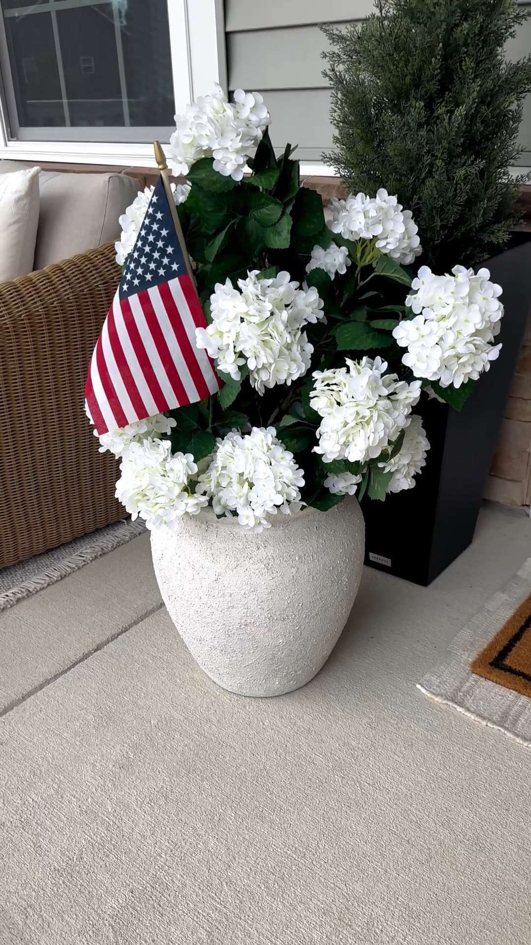 #ad This oversized textured planter adds sculptural interest, softness, and a designer-inspired look with minimal effort. Lowe’s July 4th deals are happening from 6/25 through 7/8. 
@loweshomeimprovement

#lowespartner #outdoordecor #july4th #frontporchdecor #planter

#LTKHome #LTKSaleAlert #LTKSeasonal
