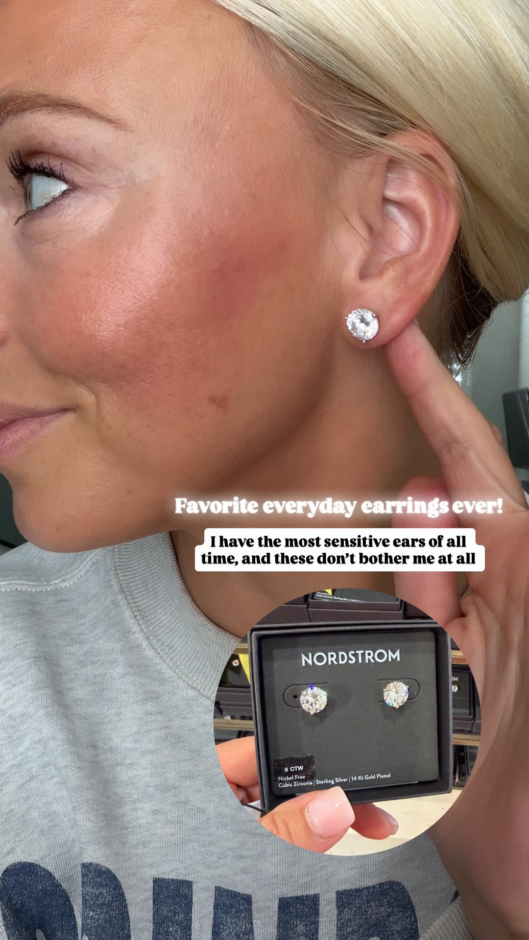 The best everyday studs! I have the most sensitive ears and these don’t bother me at all

#LTKmomlife #LTKootd #LTKSaleAlert