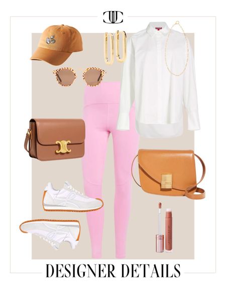 This neutral Loewe shoe is a great sneaker for running around town in this cute and casual outfit.  

Casual outfit, button up, sneakers, baseball hat, sunglasses, crossbody bag, designer bag, leggings

#LTKstyletip #LTKover40 #LTKshoecrush