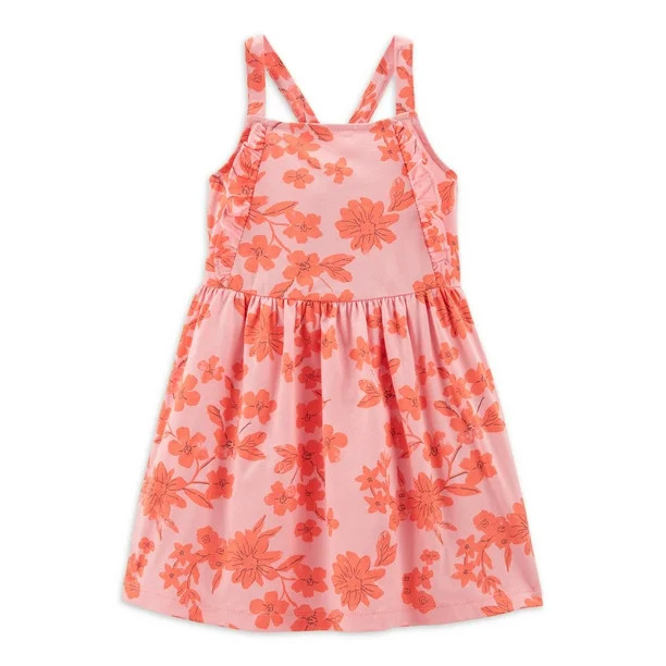 Child of Mine by Carter's Baby and Toddler Girl Ruffle Dress, 12 Months-5T - Walmart.com | Walmart (US)