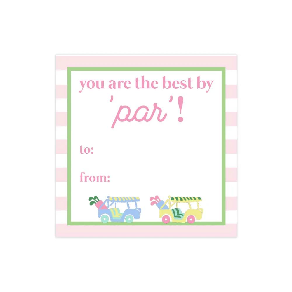 Valentine Cards - Greenville Golf Buggy (set of 15) | The Beaufort Bonnet Company
