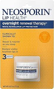 Neosporin Lip Health Overnight Renewal Therapy 0.27 oz (Pack of 3) | Amazon (US)