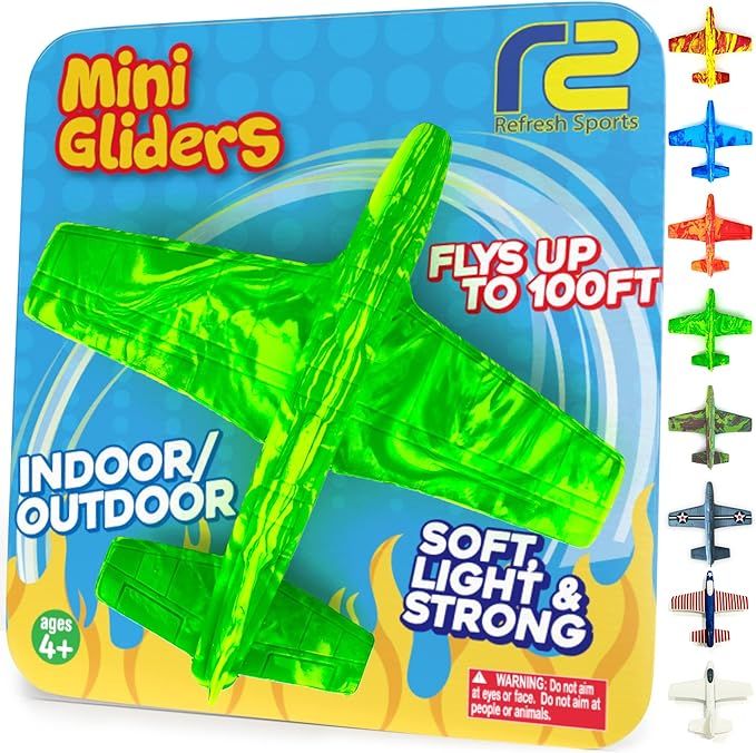 Foam Airplanes - Kids Stocking Stuffers for Kids All Ages 4 5 6 7 8 9 10 11 - Best Toy Gift Boy S... | Amazon (US)