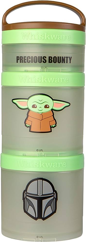 Whiskware Star Wars Polypropylene Stackable Snack Containers for Kids and Toddlers, 3 Stackable S... | Amazon (CA)