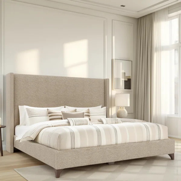 Miliyah Classic Upholstered Plain Bed | Wayfair North America