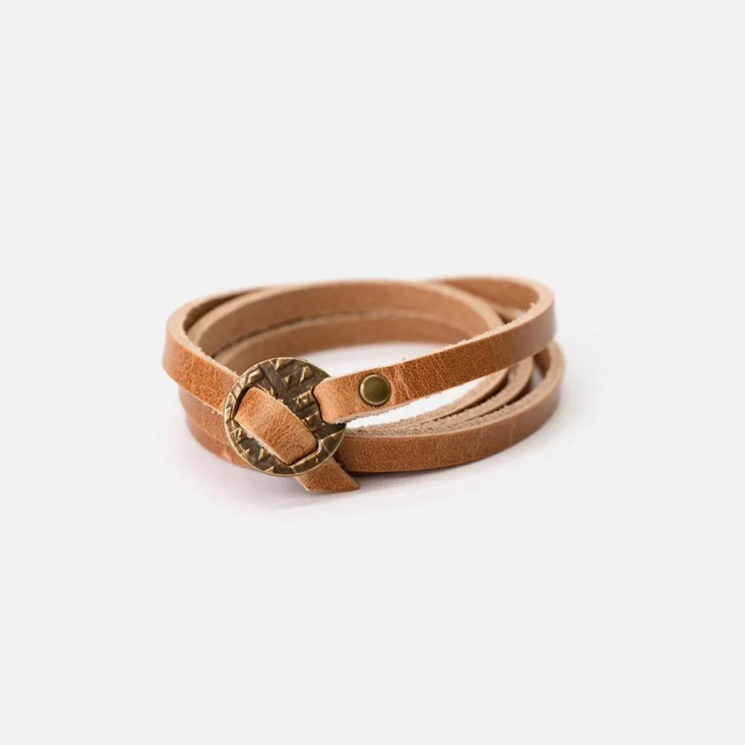Range Leather Co. Wrap Leather Bracelet / Mountain Lake Supply | Etsy (US)
