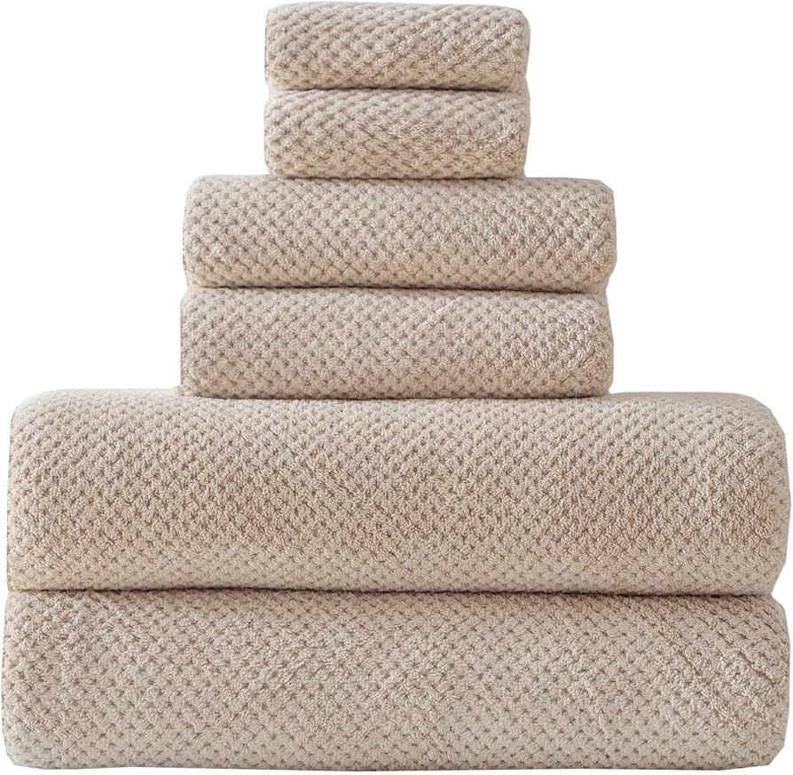 30x60 Inches Extra Large Bath Towels Set Super Soft Absorbent Luxury Microfiber Towels for Bathro... | Amazon (US)