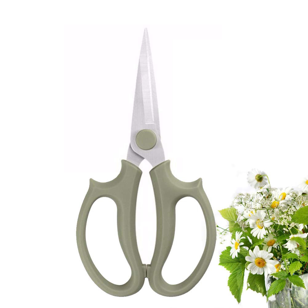 Leize Flower Scissors, Premium Thickened Stainless Steel Floral Shears, Strong Pruner for Flowers... | Amazon (US)