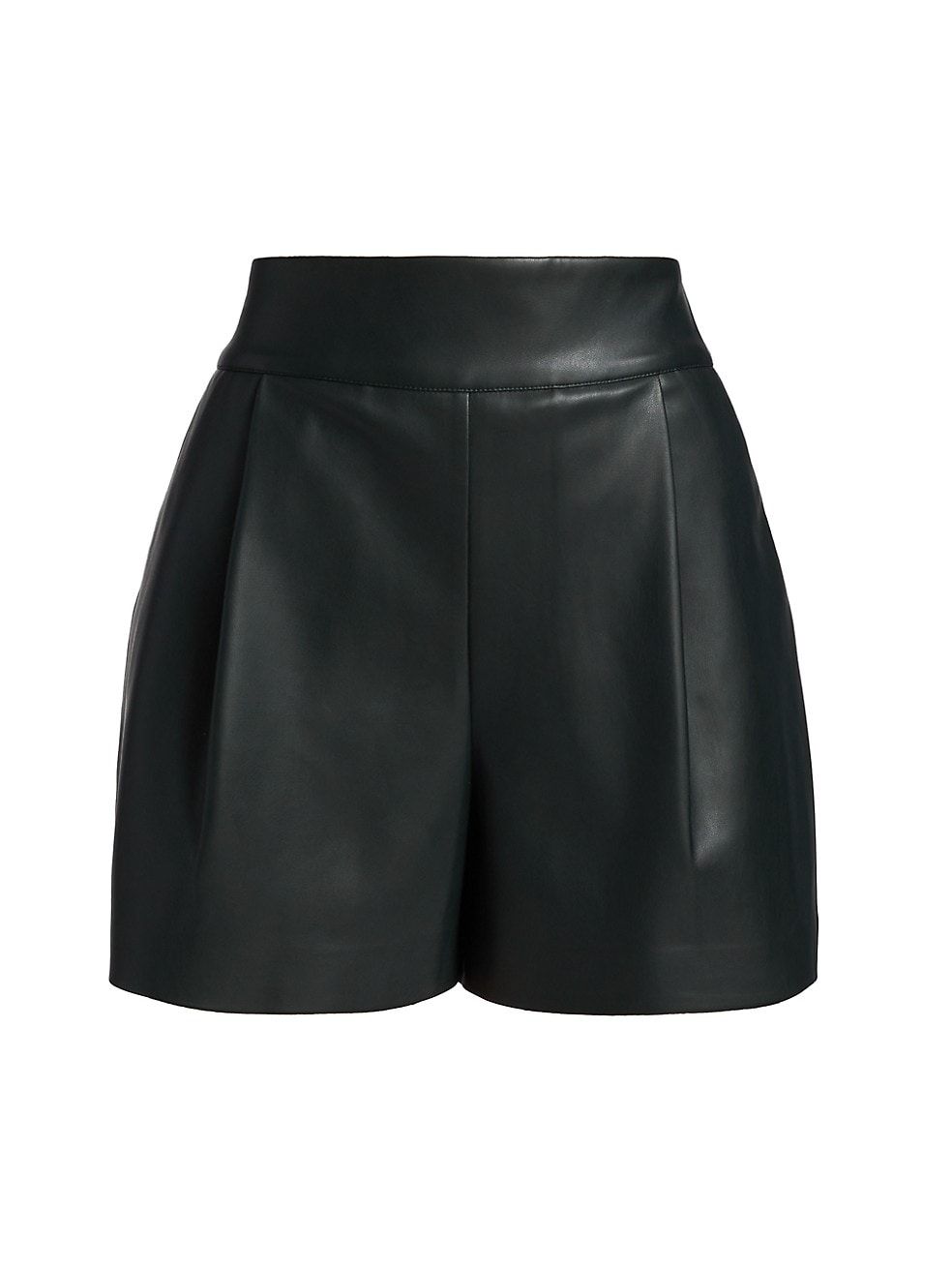 Faux Leather Pleated Short | Saks Fifth Avenue