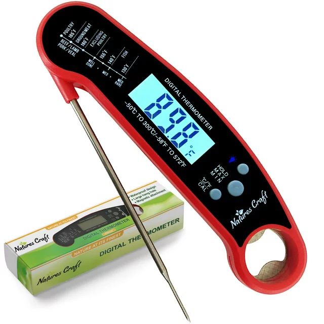 Meat Thermometer for Grilling - Digital Instant Read Wireless Cooking Thermometer for BBQ and Kit... | Walmart (US)