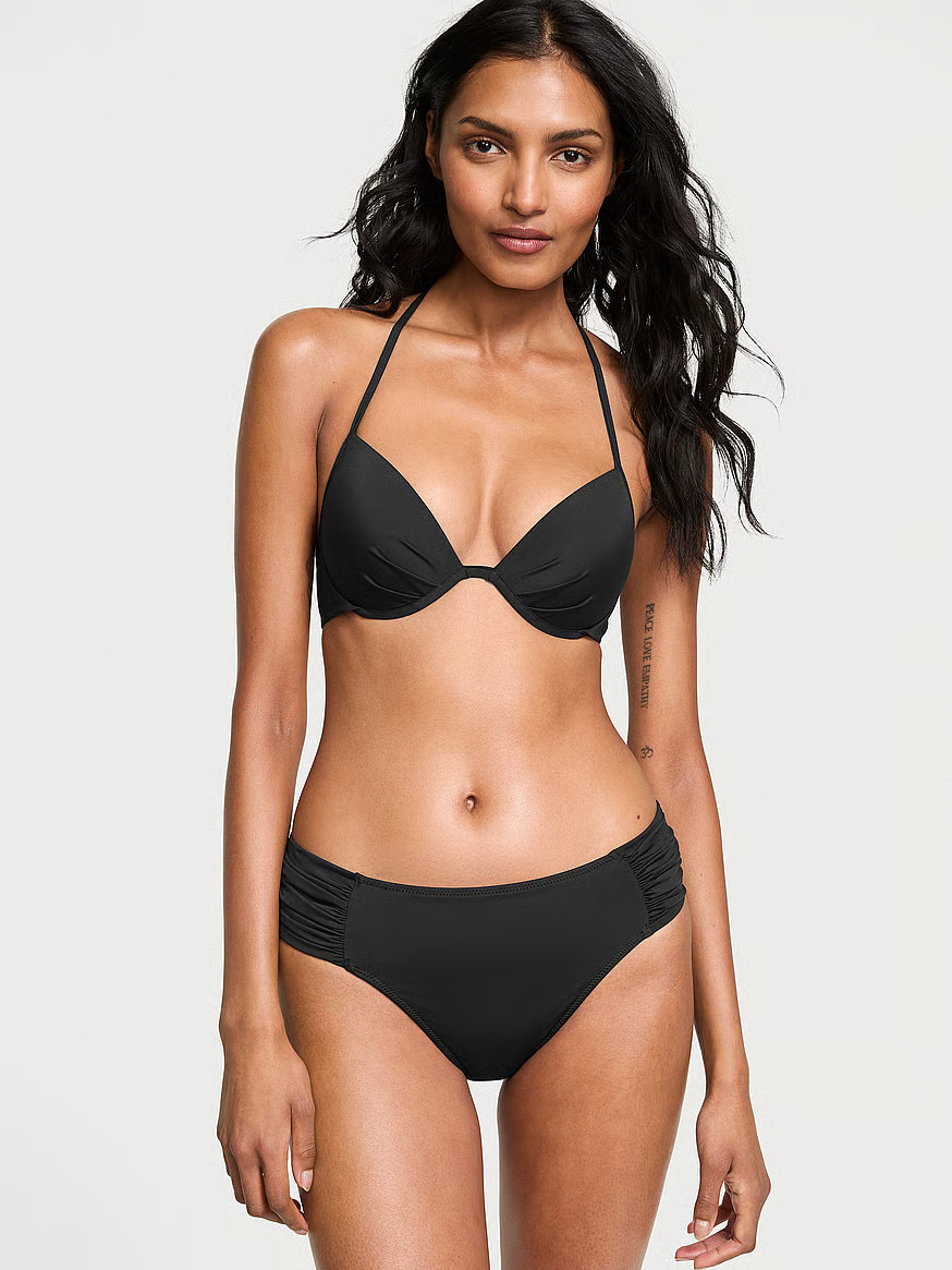 Buy VS Archives Essential Push-Up Bikini Top, Barbados Blue - Order Bikini Top online - Victoria'... | Victoria's Secret (US / CA )
