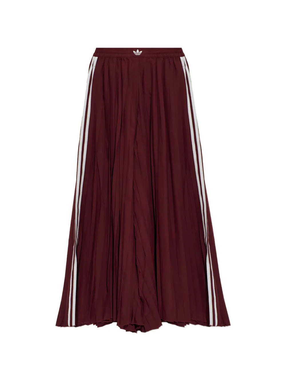 adidas pleated wide-leg track pants - Red | Farfetch Global