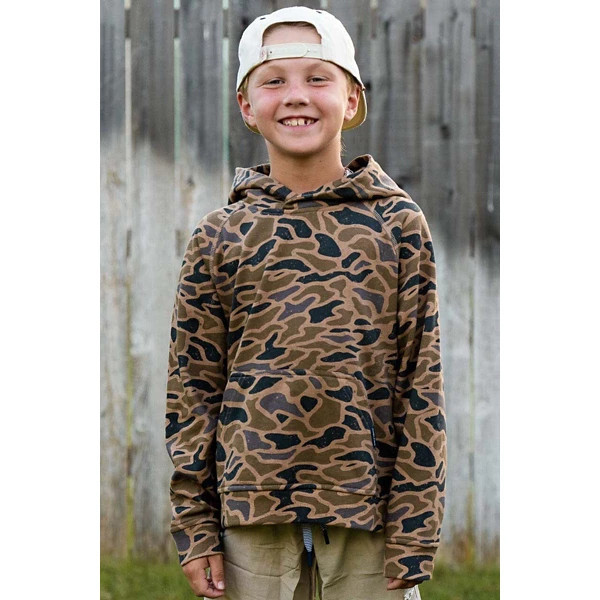 Boys' Burlebo Fleece Hoodie Medium Gauge Camo | Scheels